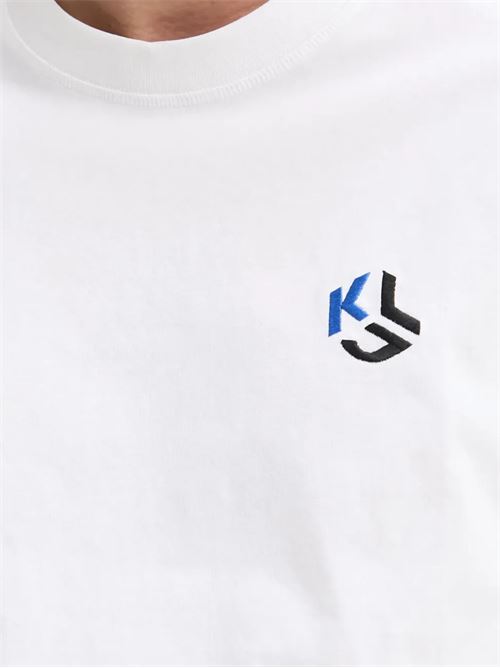 T-shirt uomo bianca in cotone Karl Lagerfeld jeans | A2M17050100